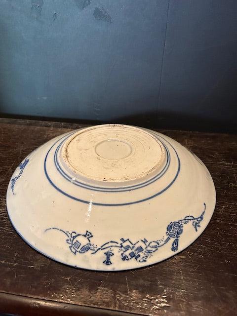 伊万里 印判染付大皿