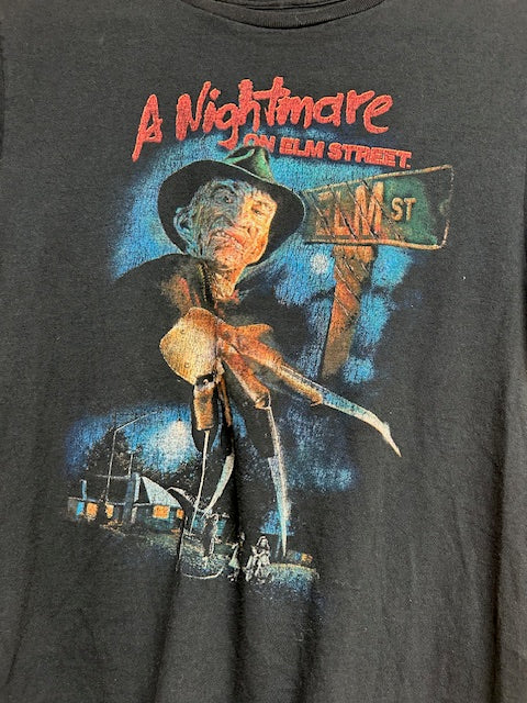メンズヴィンテージ Tシャツ 【エルム街の悪夢 / A Nightmare on elm street】ブラック