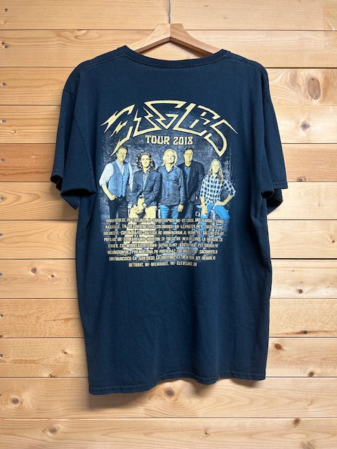 メンズヴィンテージ Tシャツ 【EAGLES / 2018ツアーTシャツ】ブラック