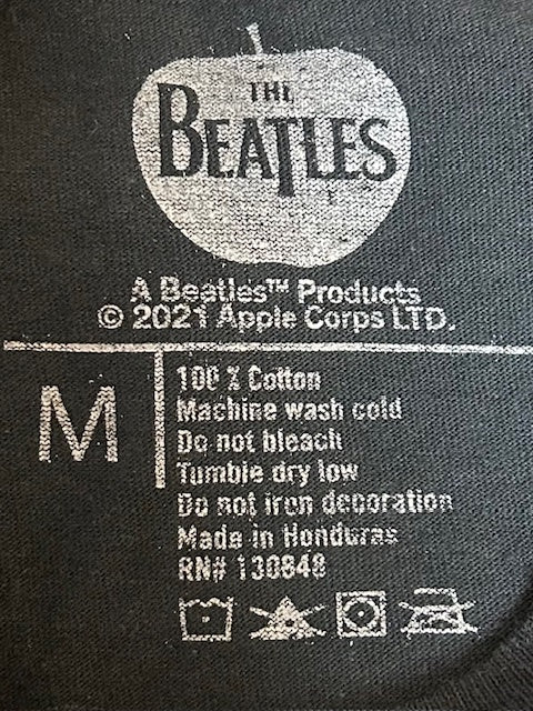 メンズヴィンテージ Tシャツ 【THE BEATLES / ABBEY ROAD】ブラック