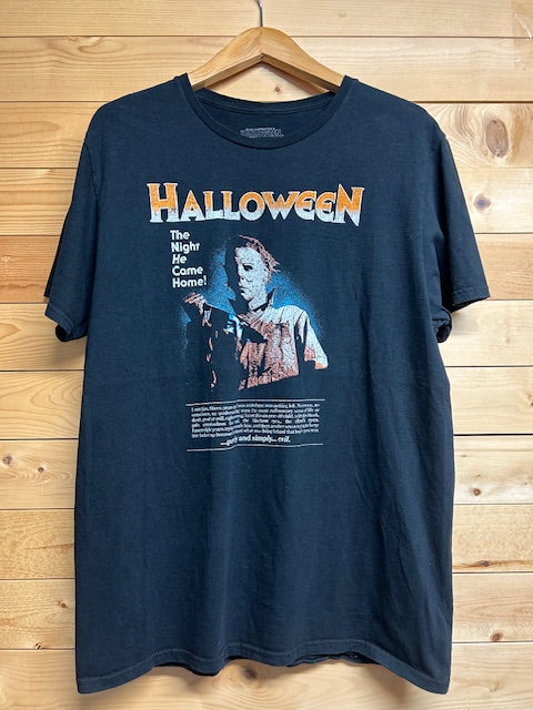 メンズヴィンテージ Tシャツ 【ハロウィン / マイケル・マイヤーズ】ブラック