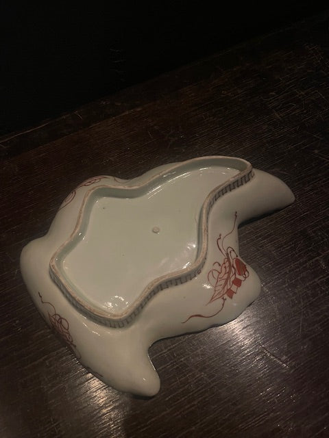 伊万里 鶴型変形皿