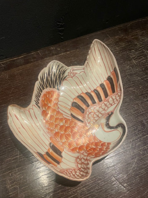 伊万里 鶴型変形皿