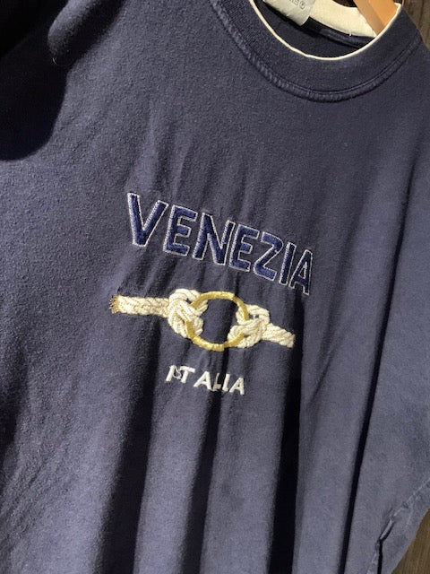 メンズヴィンテージ Tシャツ 【VENEZIA ITALIA /スーベニアT】ネイビー