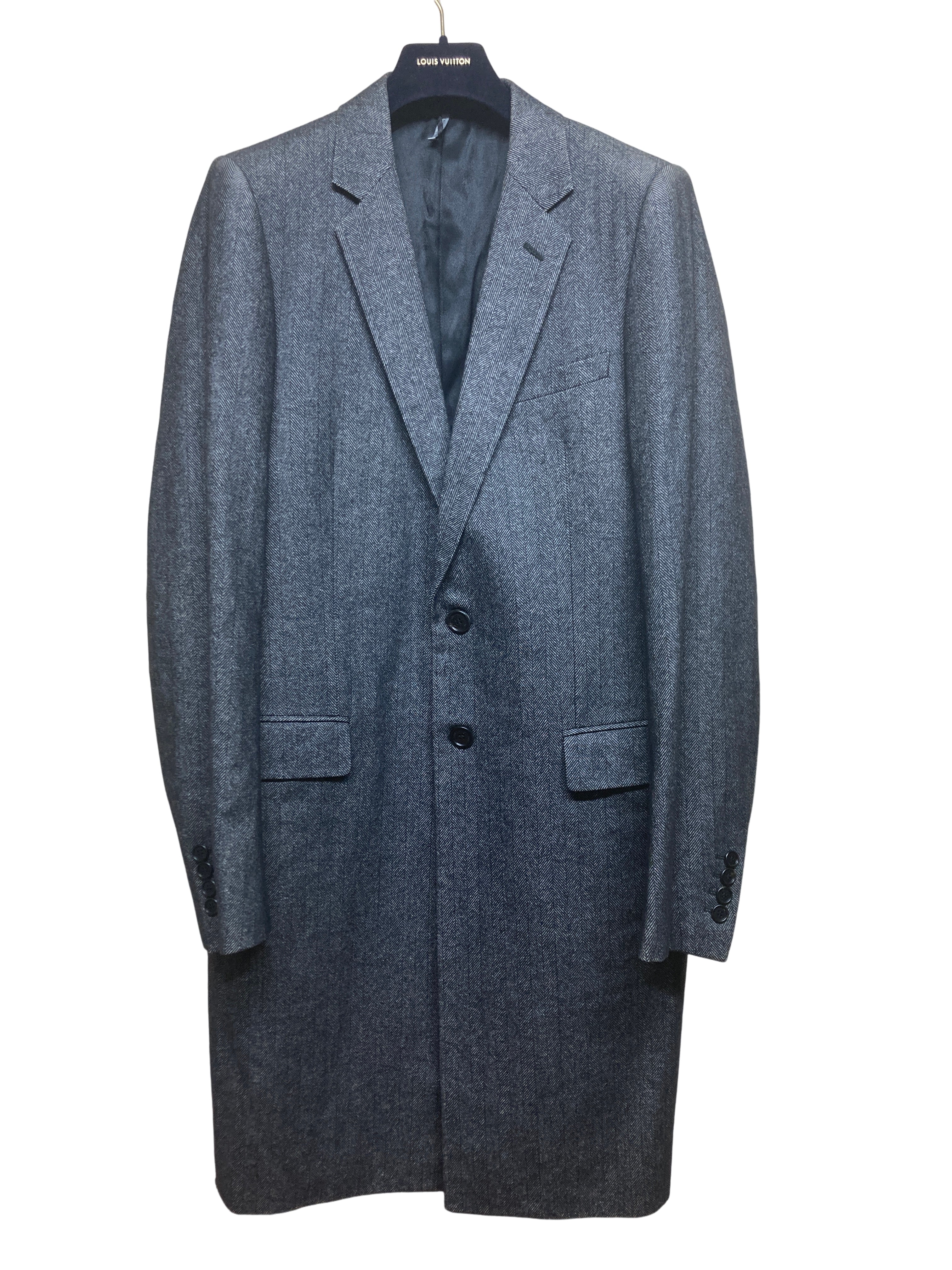 ディオールオム ヘリンボーン チェスターコート