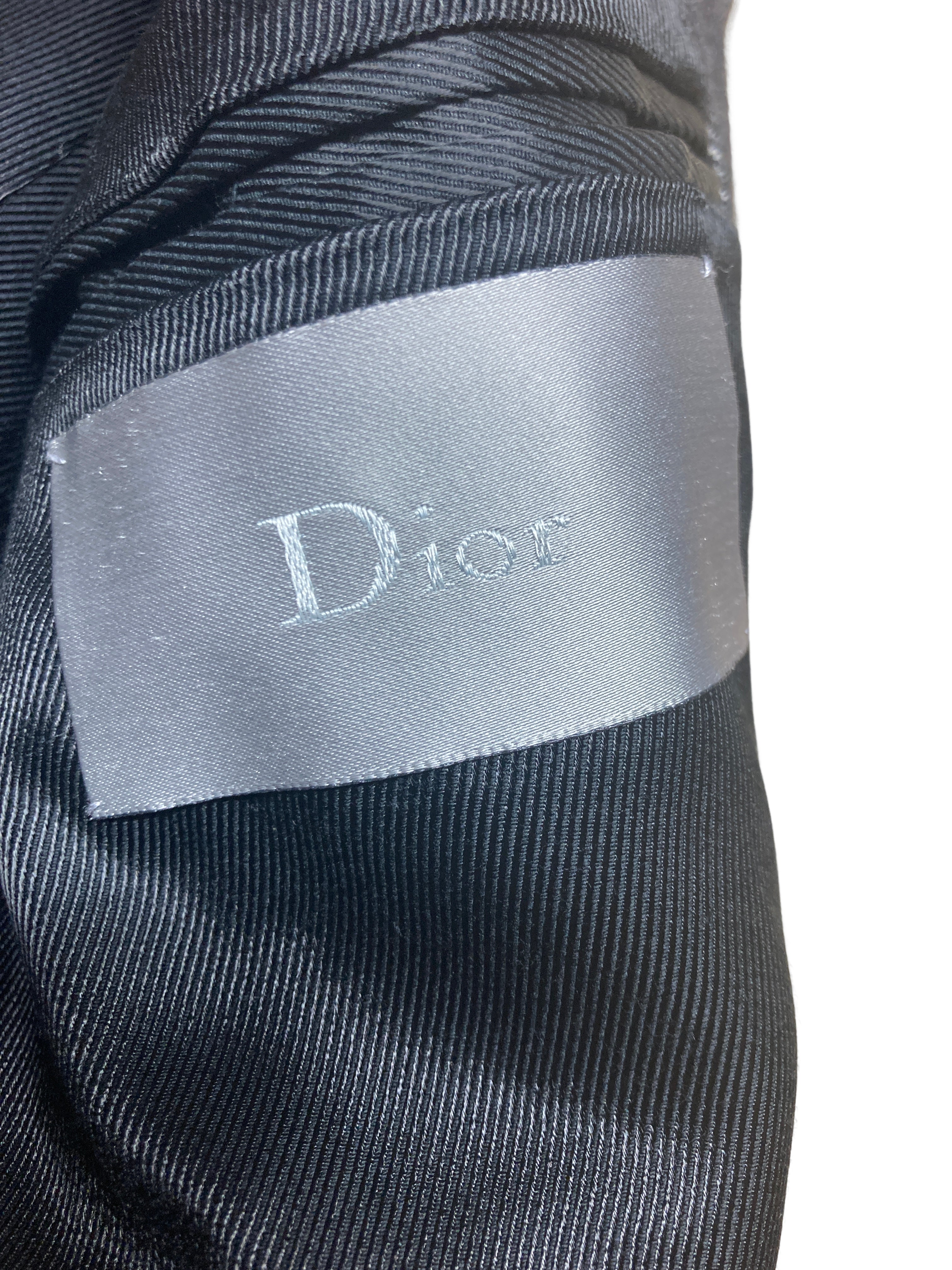 ディオールオム ヘリンボーン チェスターコート