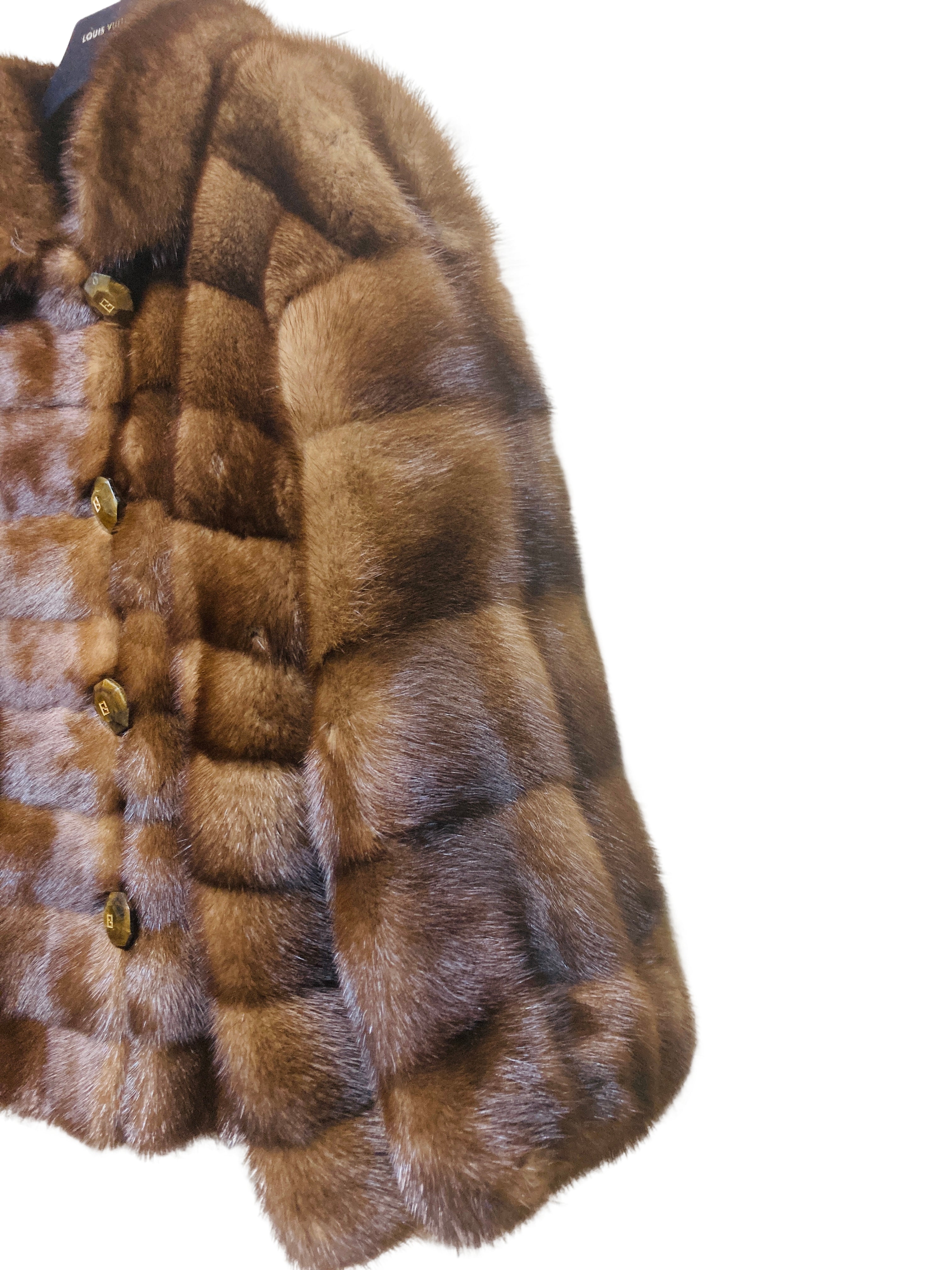 フェンディ ミンク ショートコート