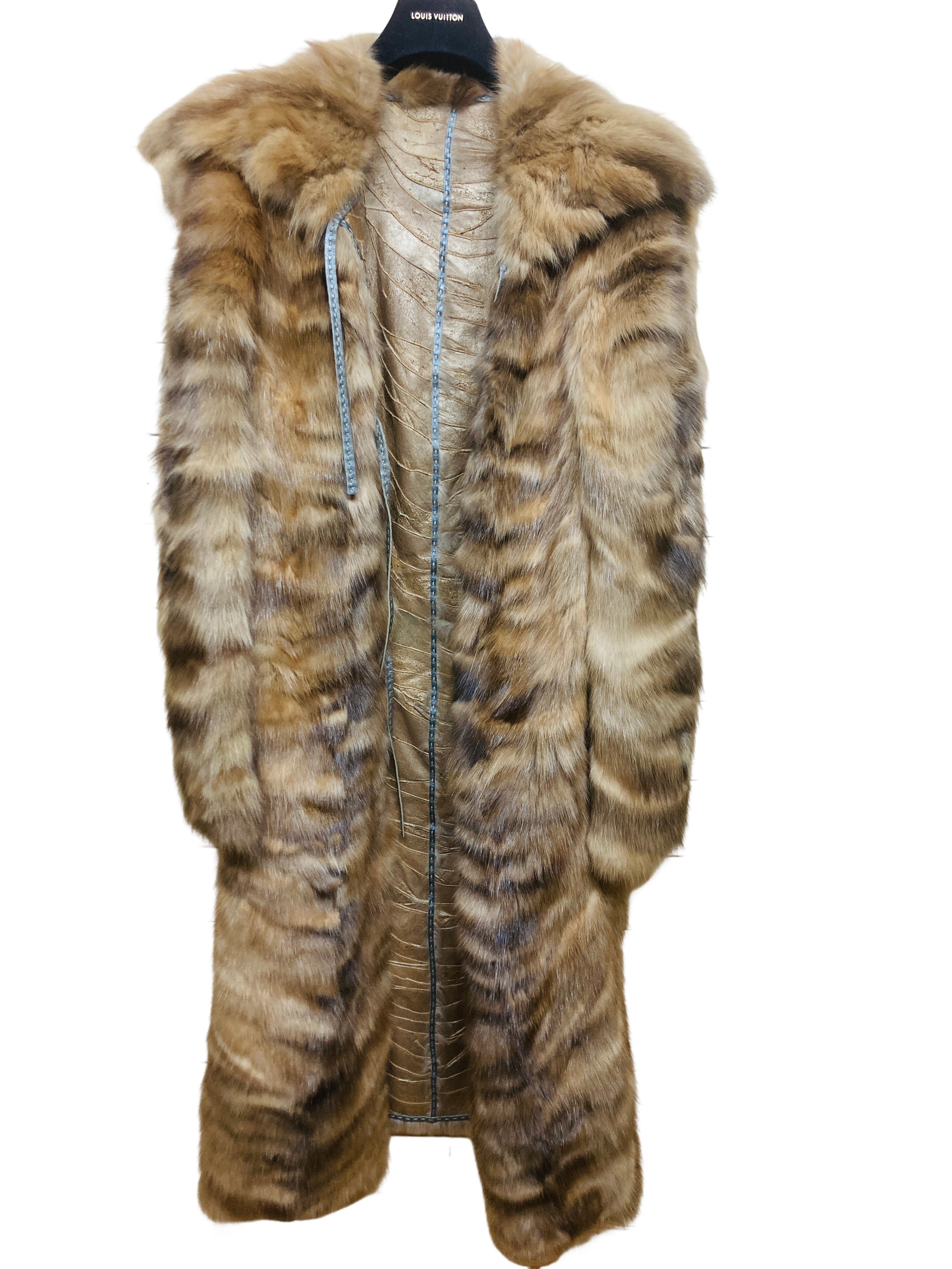 フェンディ ロシアンセーブル ロングコート