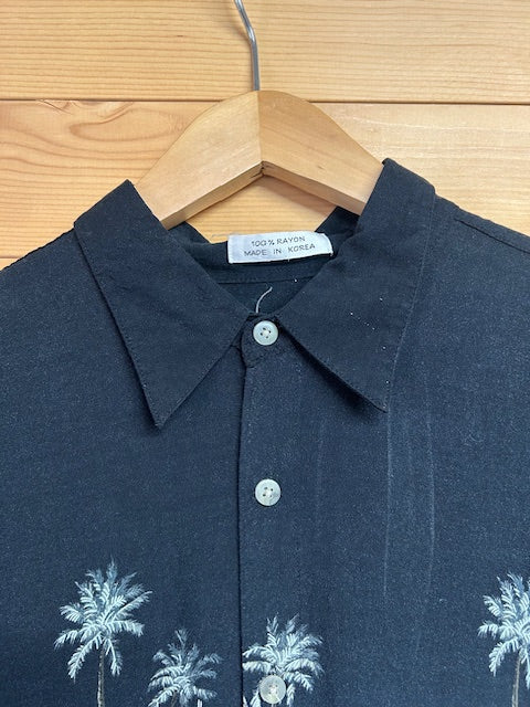 メンズヴィンテージ アロハシャツ 【Pierre cardin】 ビーチブラック