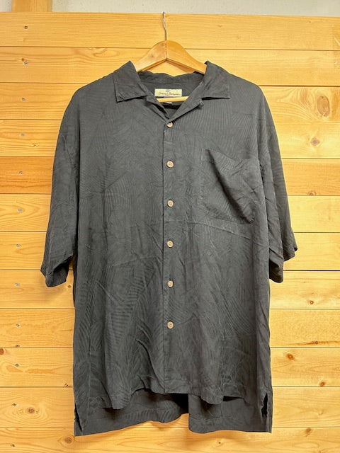 メンズヴィンテージ アロハシャツ 【Tommy Bahama】総柄 ブラック