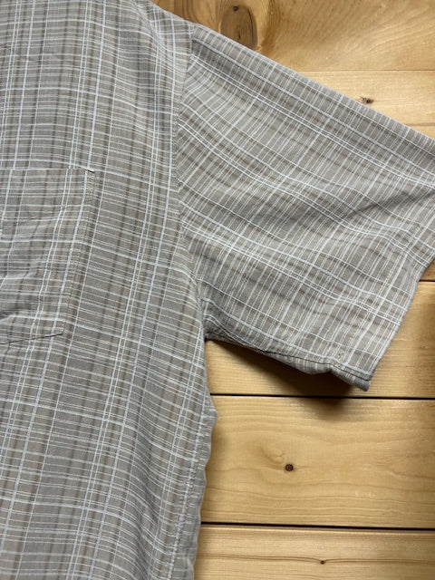 メンズヴィンテージ アロハシャツ 【Batik Bay】チェック ベージュ