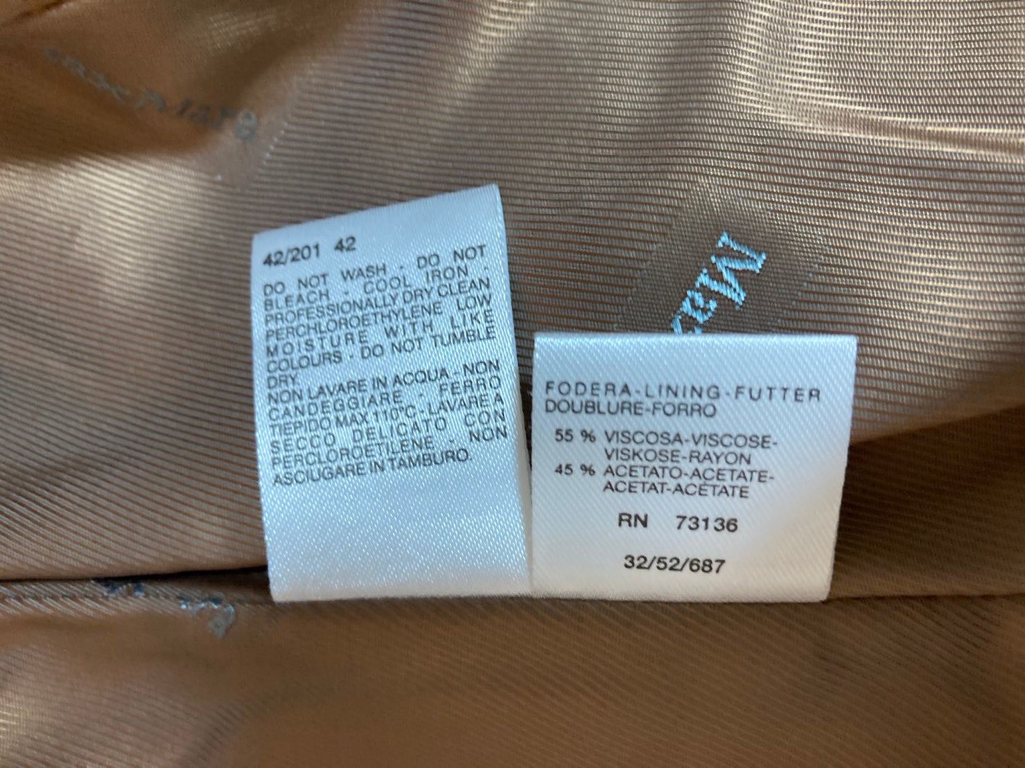 マックスマーラ ロングコート キャメル 白タグ