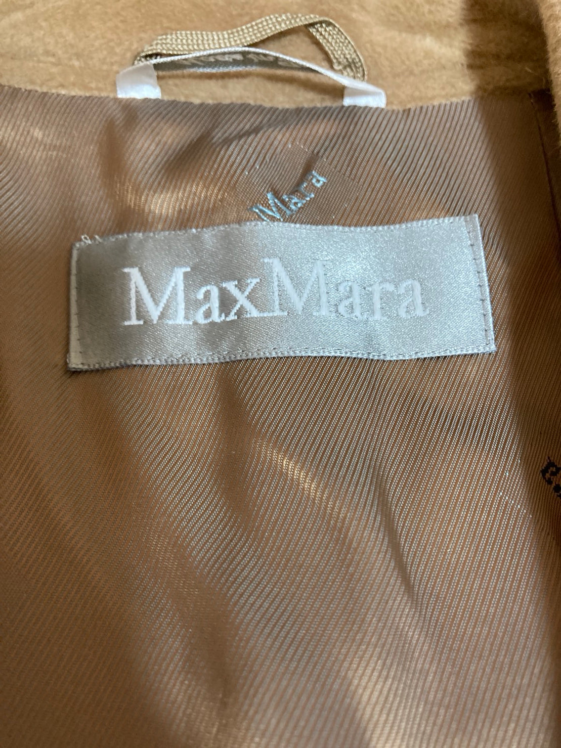 マックスマーラ ロングコート キャメル 白タグ