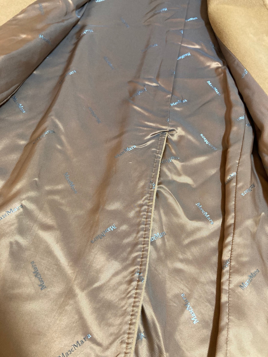 マックスマーラ ロングコート キャメル 白タグ