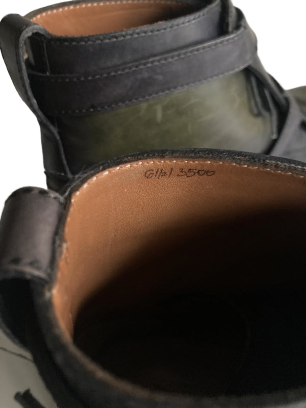 ベルルッティ パティーヌ グリーン ブーツ