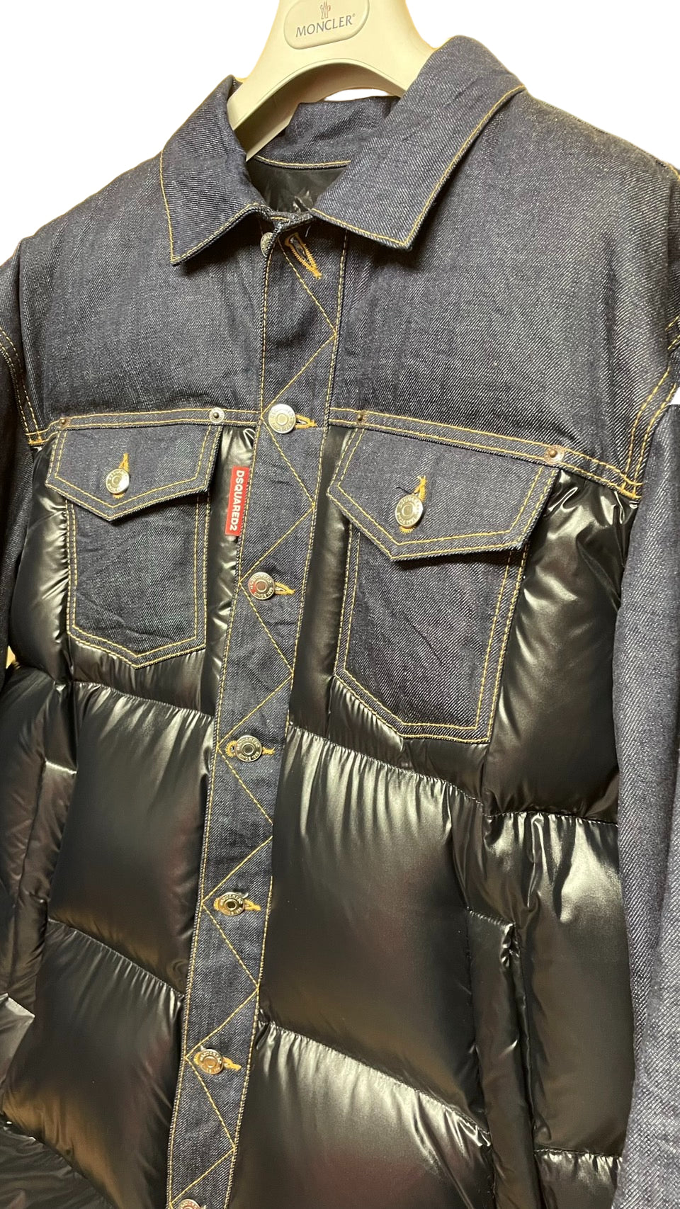 ディースクエアード デニム ダウンジャケット