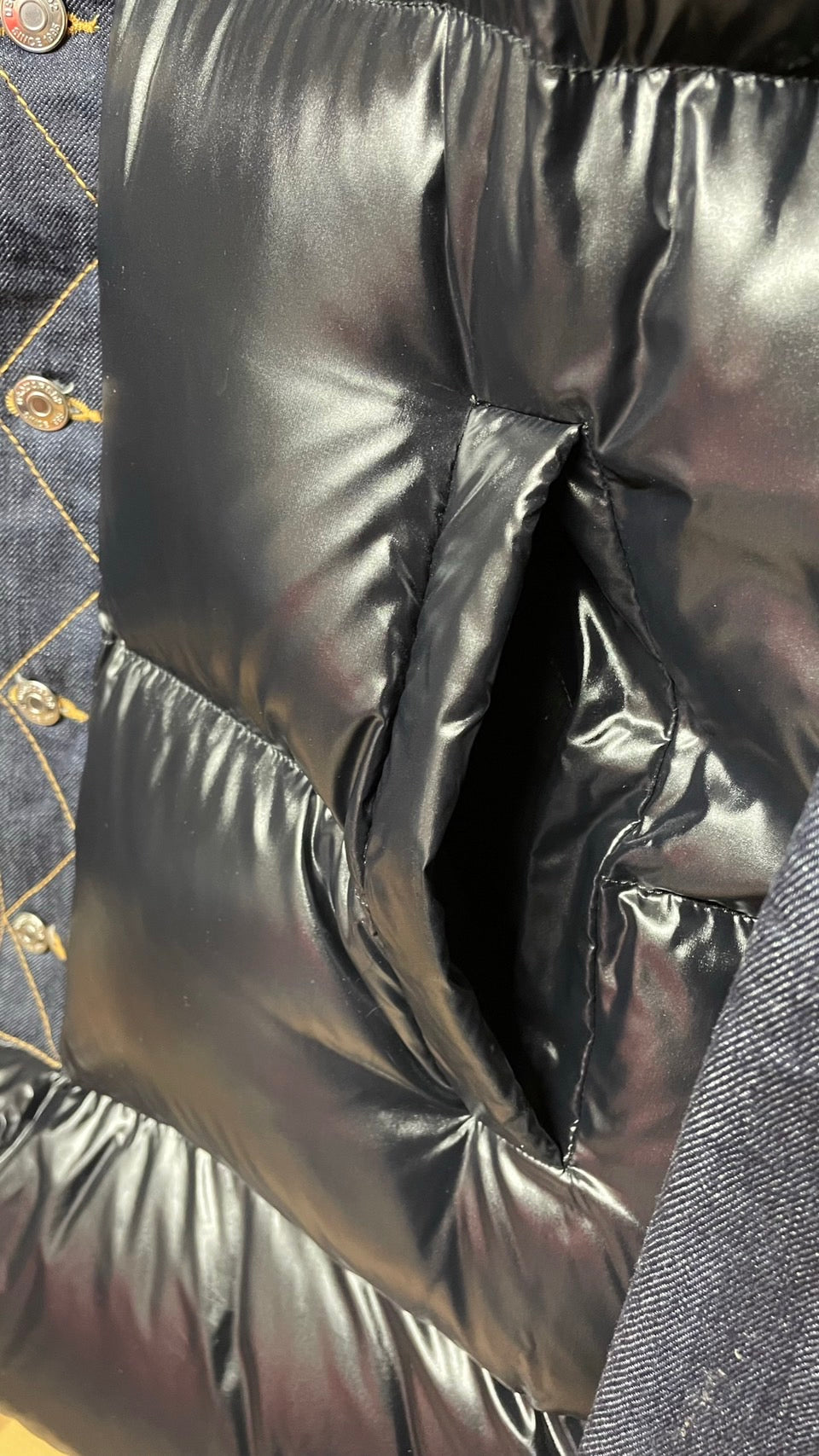 ディースクエアード デニム ダウンジャケット