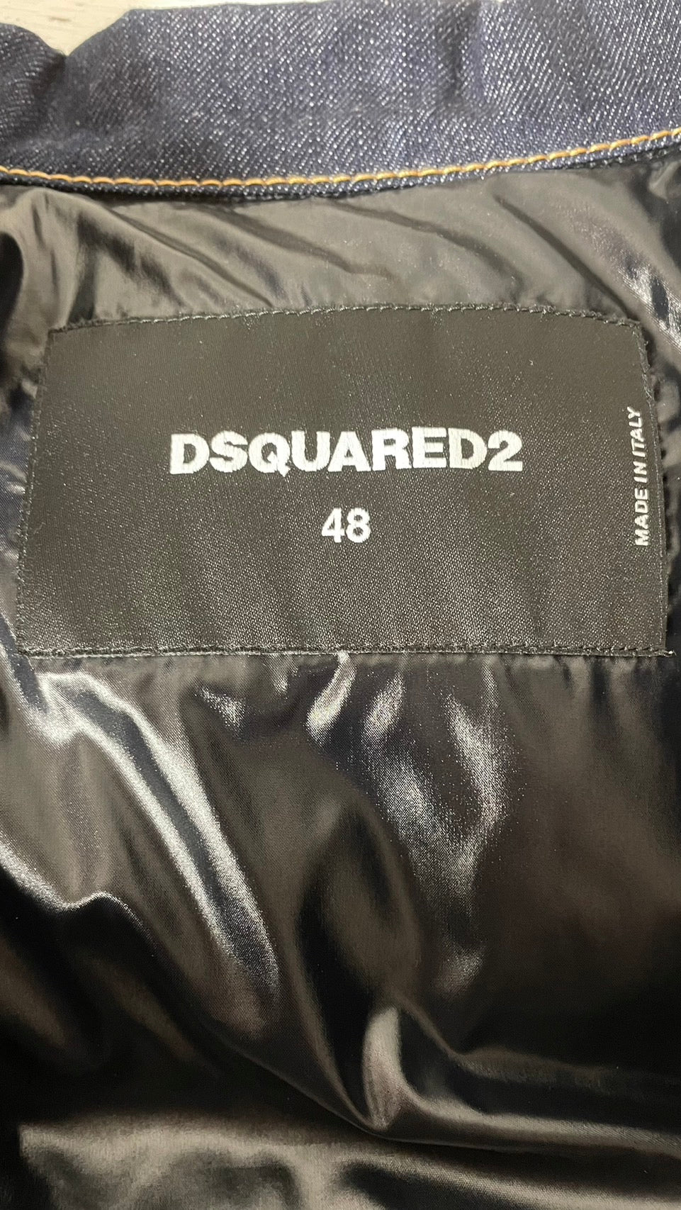 ディースクエアード デニム ダウンジャケット