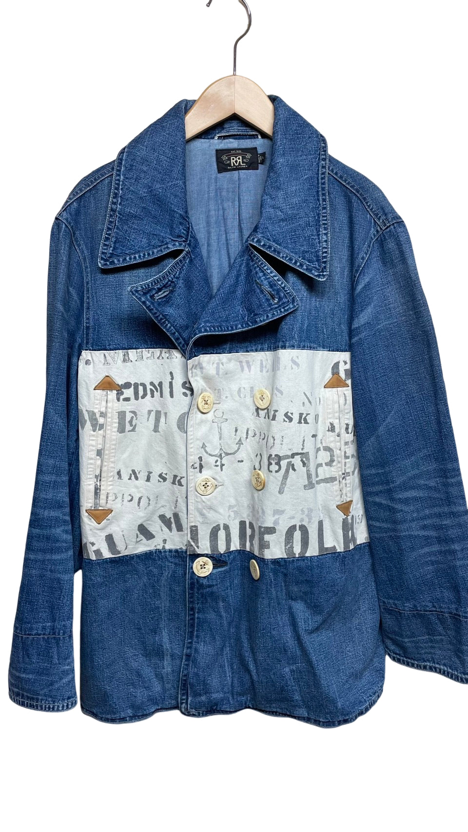 ダブルアールエル デニム ピーコート ヴィンテージ