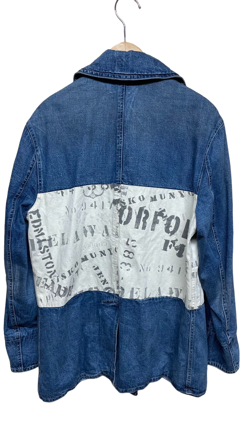 ダブルアールエル デニム ピーコート ヴィンテージ