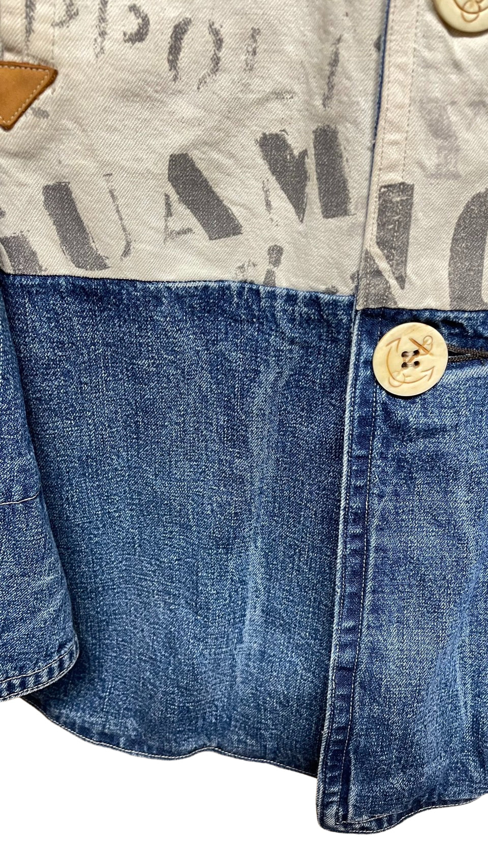 ダブルアールエル デニム ピーコート ヴィンテージ