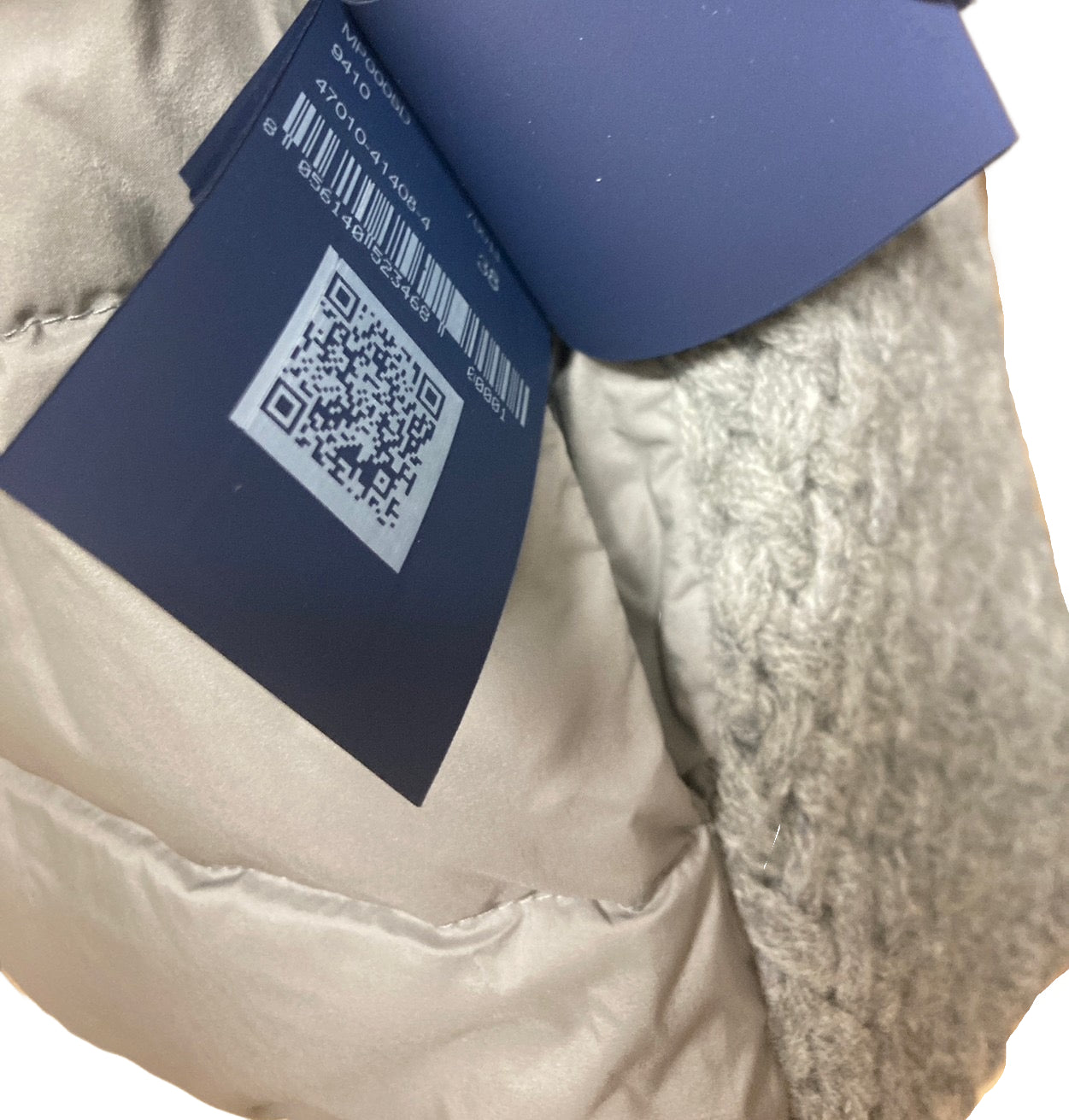 ヘルノ 切り替え ニット ダウン ジャケット