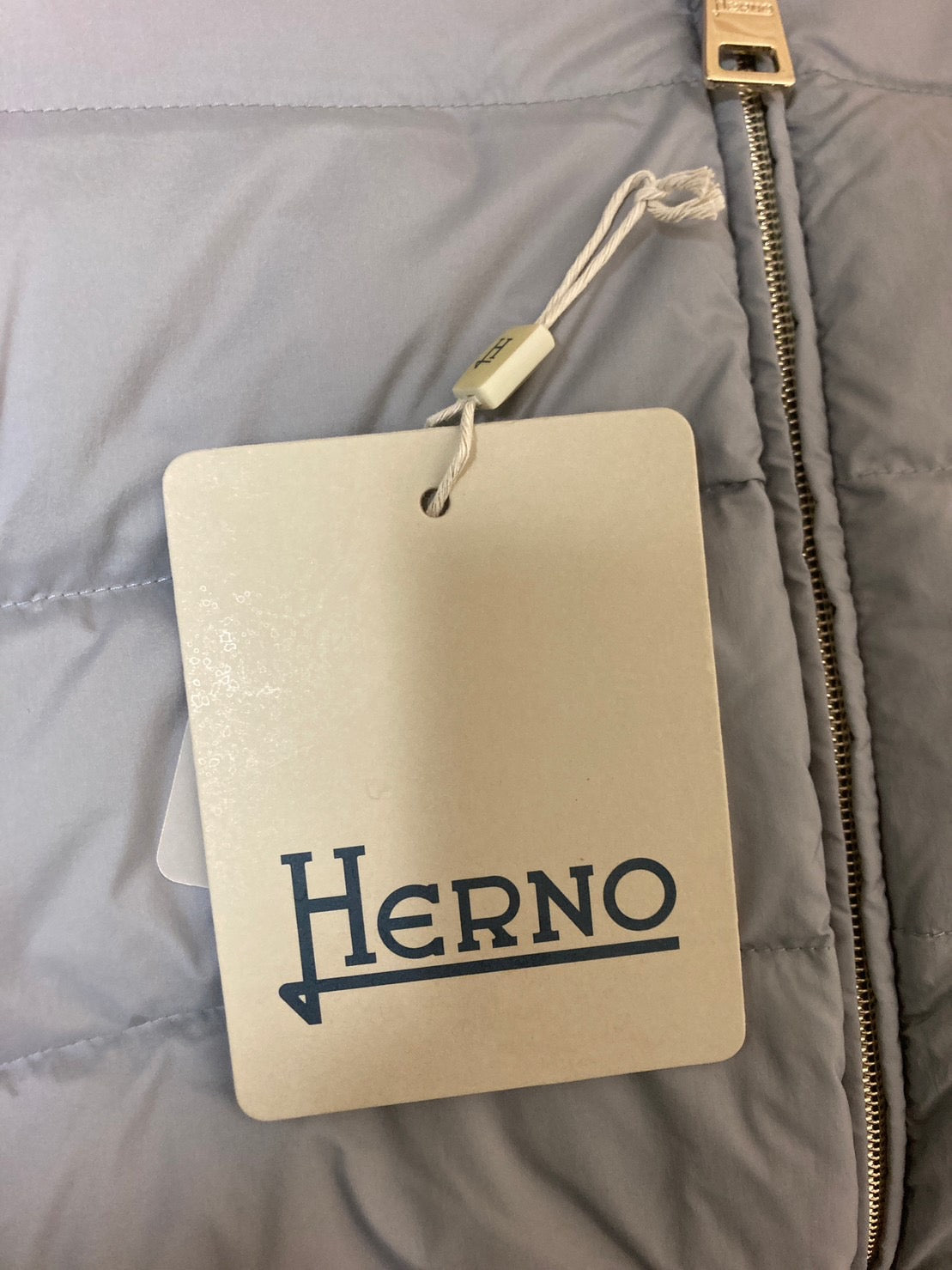 ヘルノ 切り替え ニット ダウン ジャケット