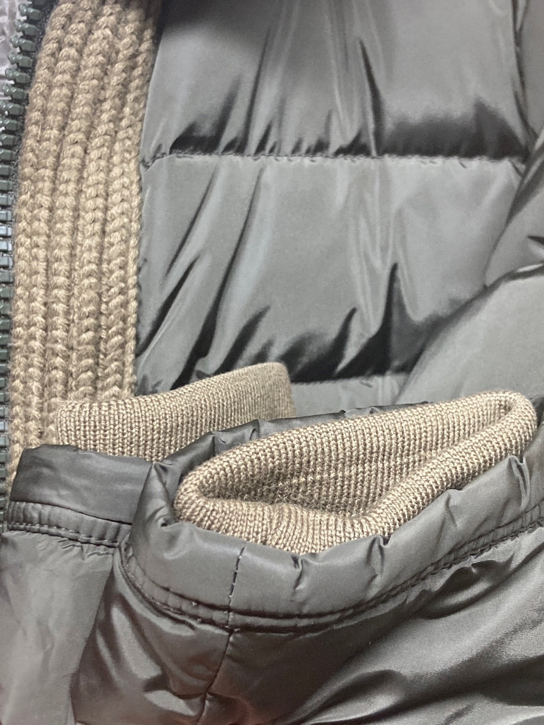 モンクレール カヌート リブニット ダウンジャケット メンズ