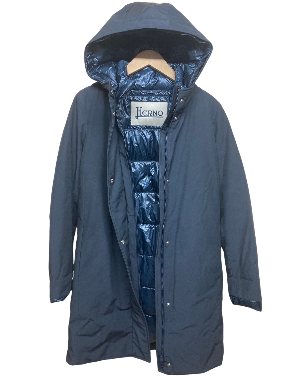 ヘルノ ダウンコート フード付き