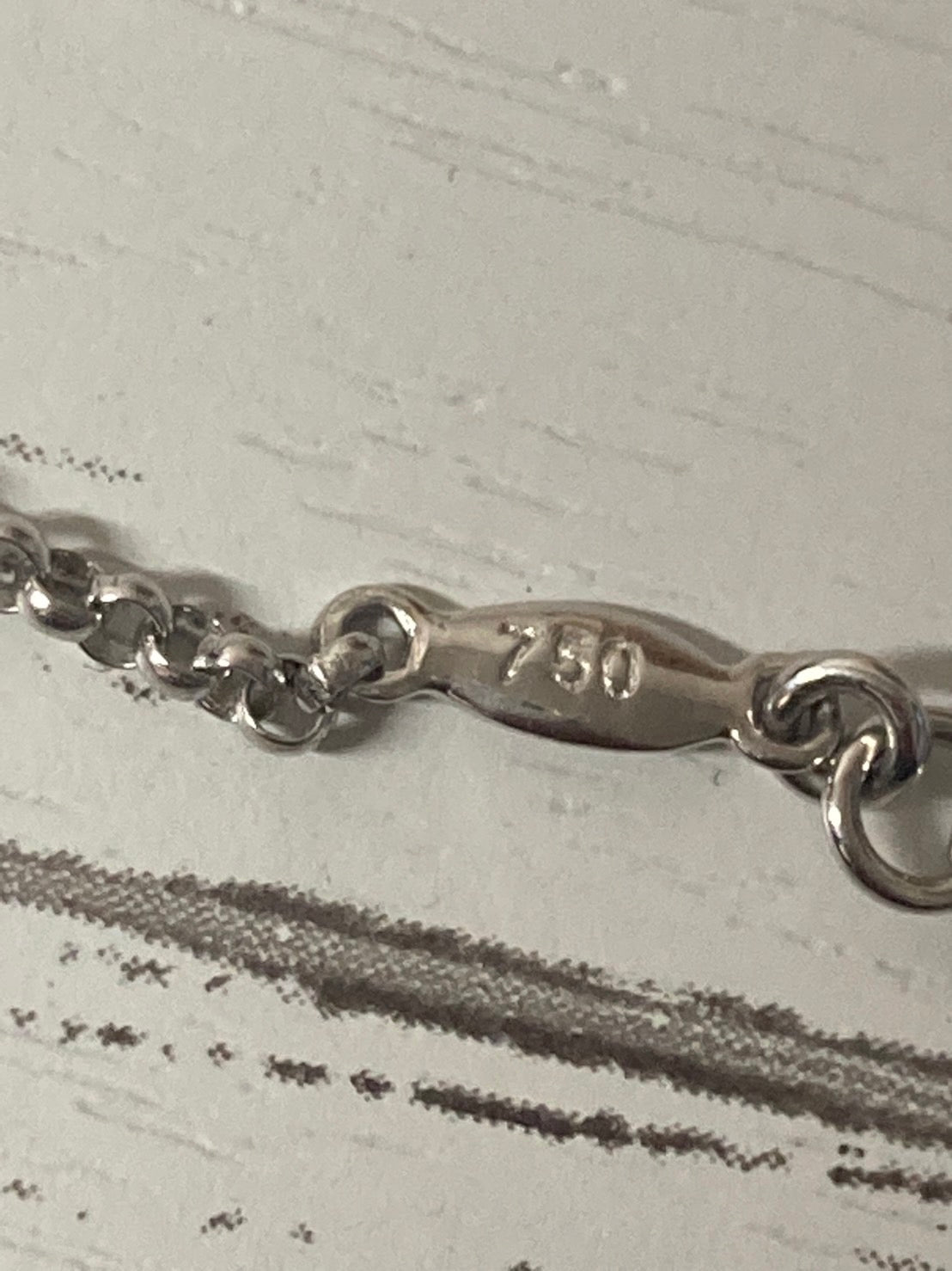 マルチカラー ストーン K18 wg ネックレス