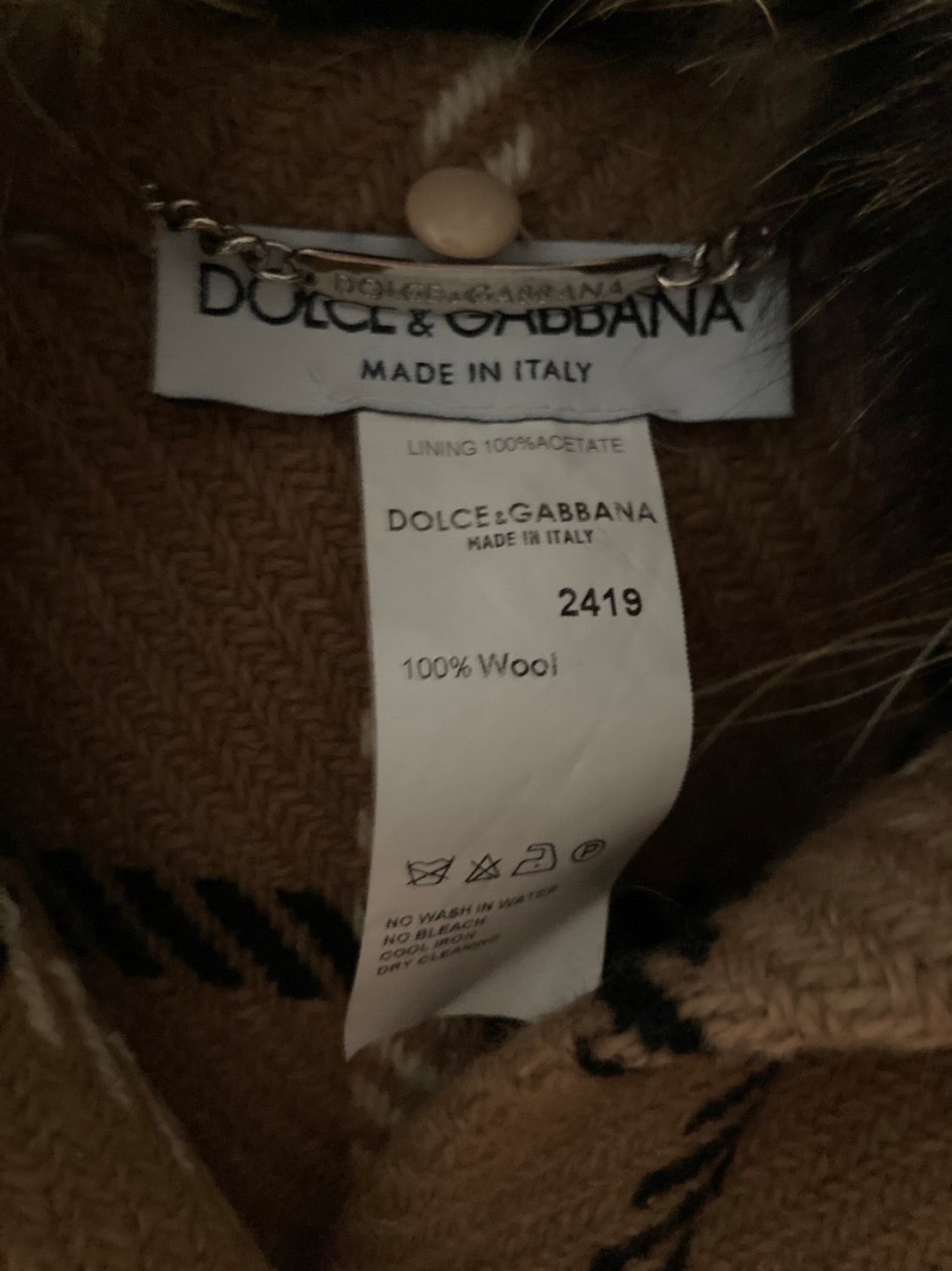 ドルチェ&ガッバーナ ツイード セットアップ スーツ