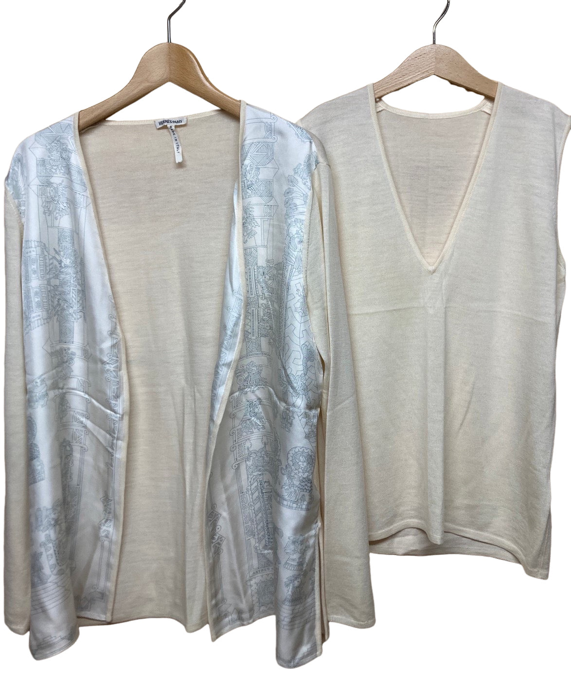 エルメス シルク ニット カーディガン ノースリーブニット