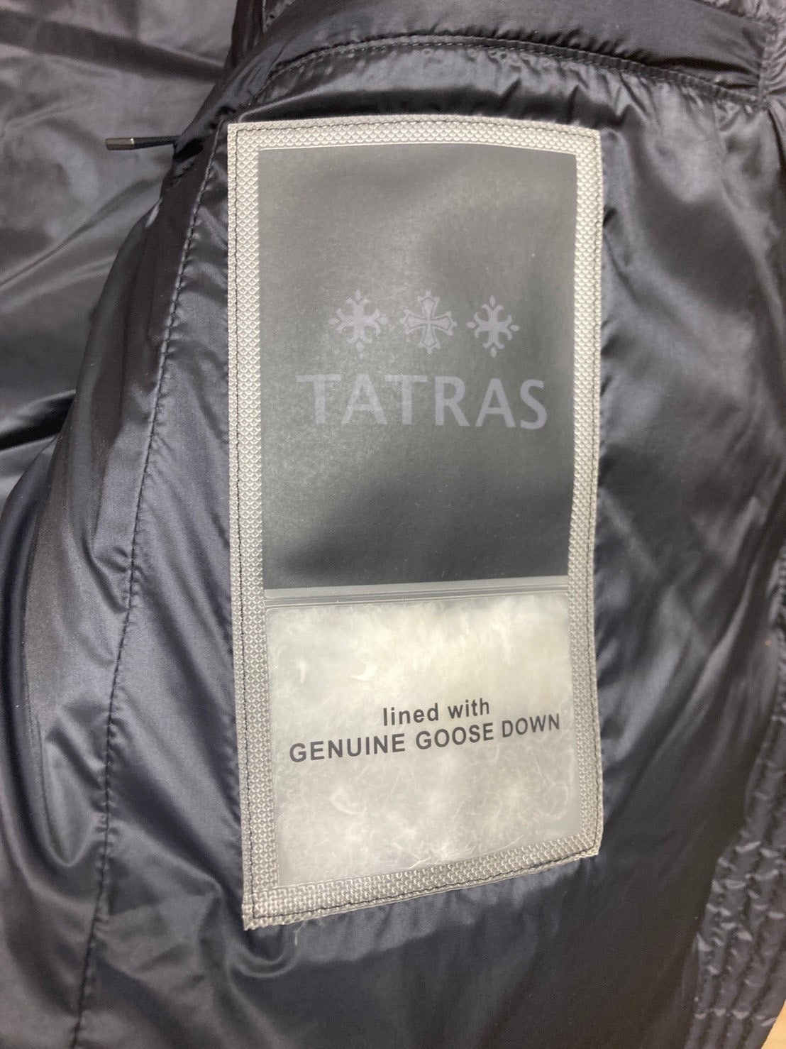 タトラス ナイロン ダウンベスト