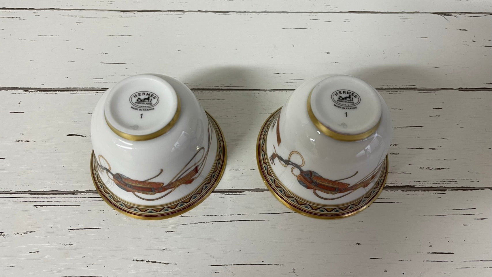 エルメス シュバルドリアン スモールカップ 東洋の馬 ポーセリン