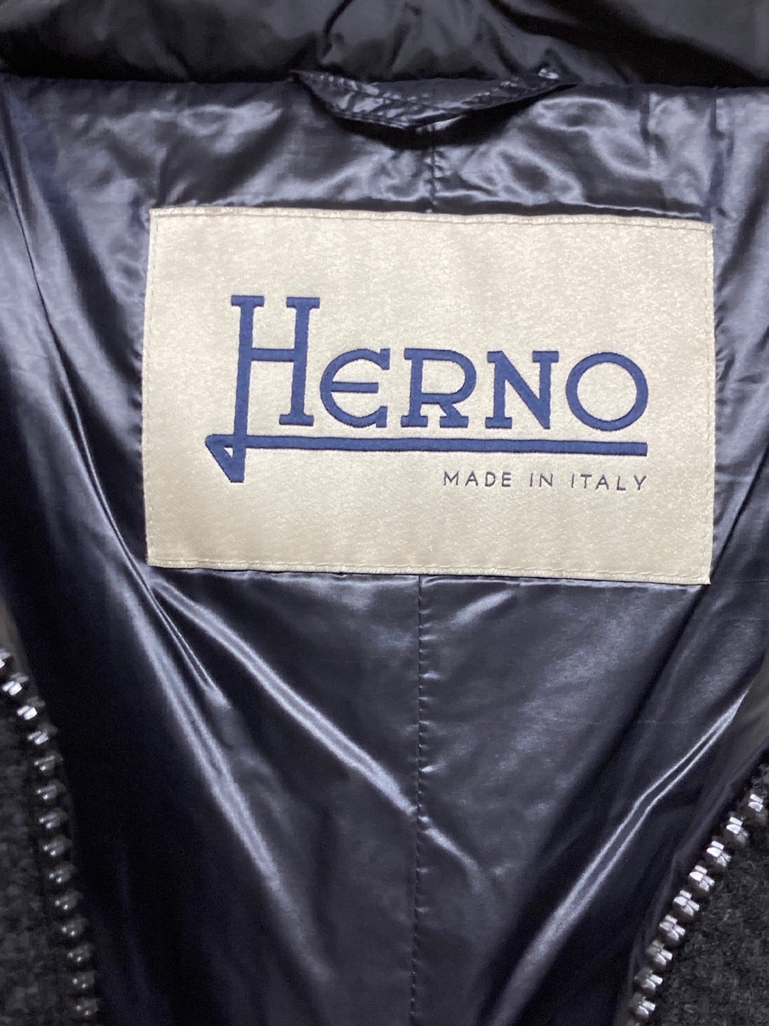 ヘルノ 切り替え ニットダウンコート