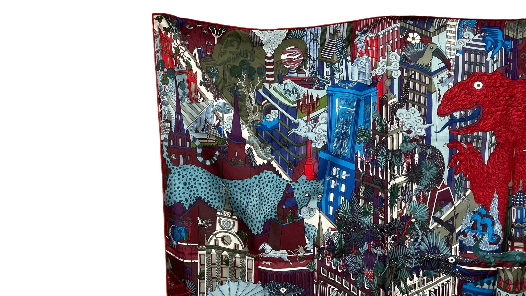 エルメス カレ90 スカーフ ANIMA POLIS(アニマポリス)