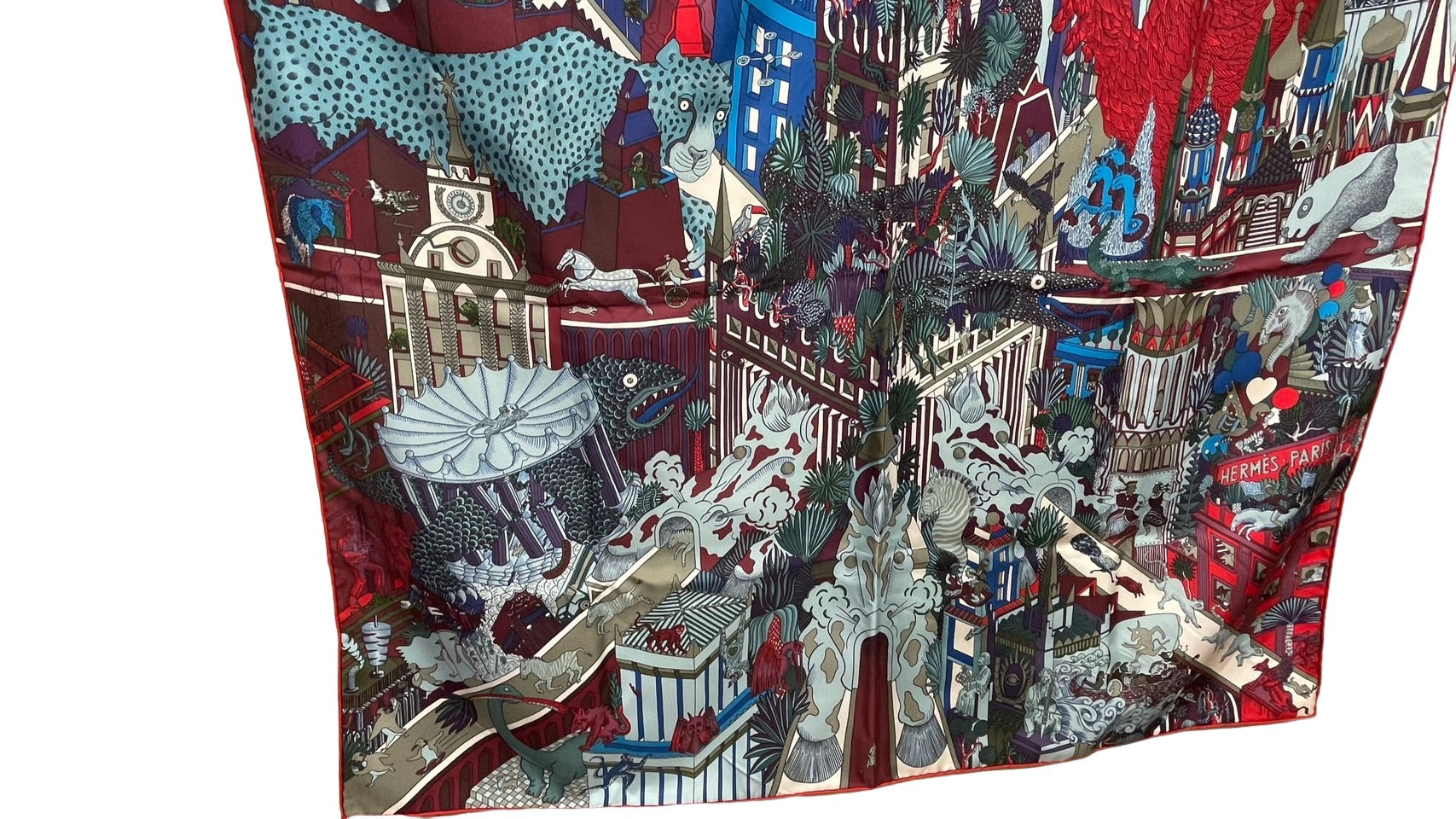 エルメス カレ90 スカーフ ANIMA POLIS(アニマポリス)