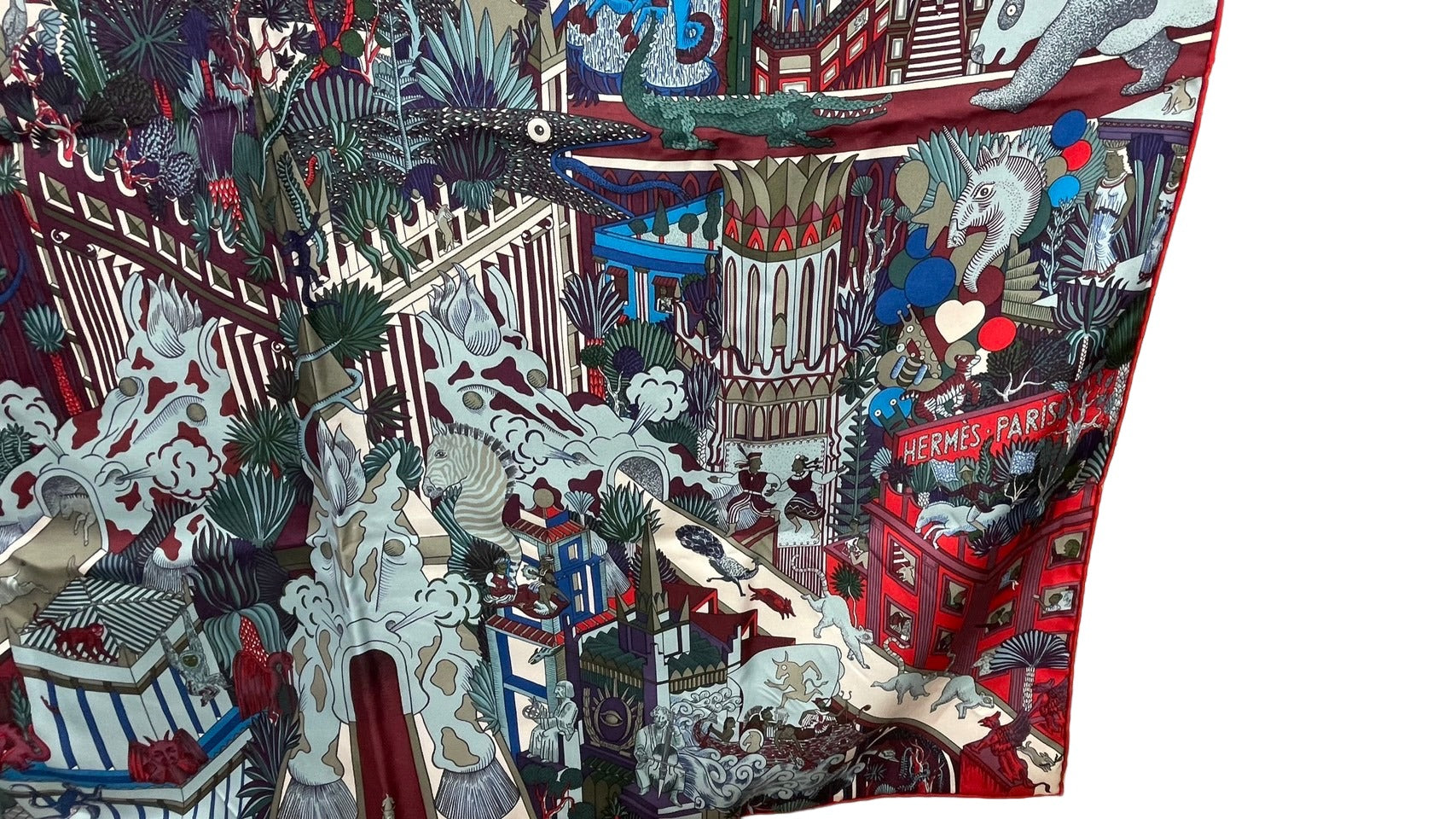 エルメス カレ90 スカーフ ANIMA POLIS(アニマポリス)