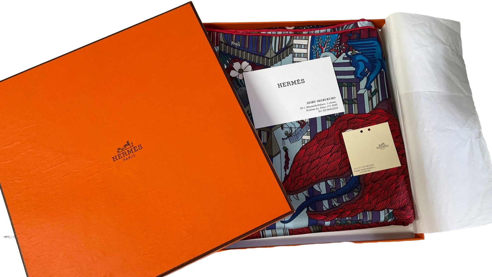 エルメス カレ90 スカーフ ANIMA POLIS(アニマポリス)