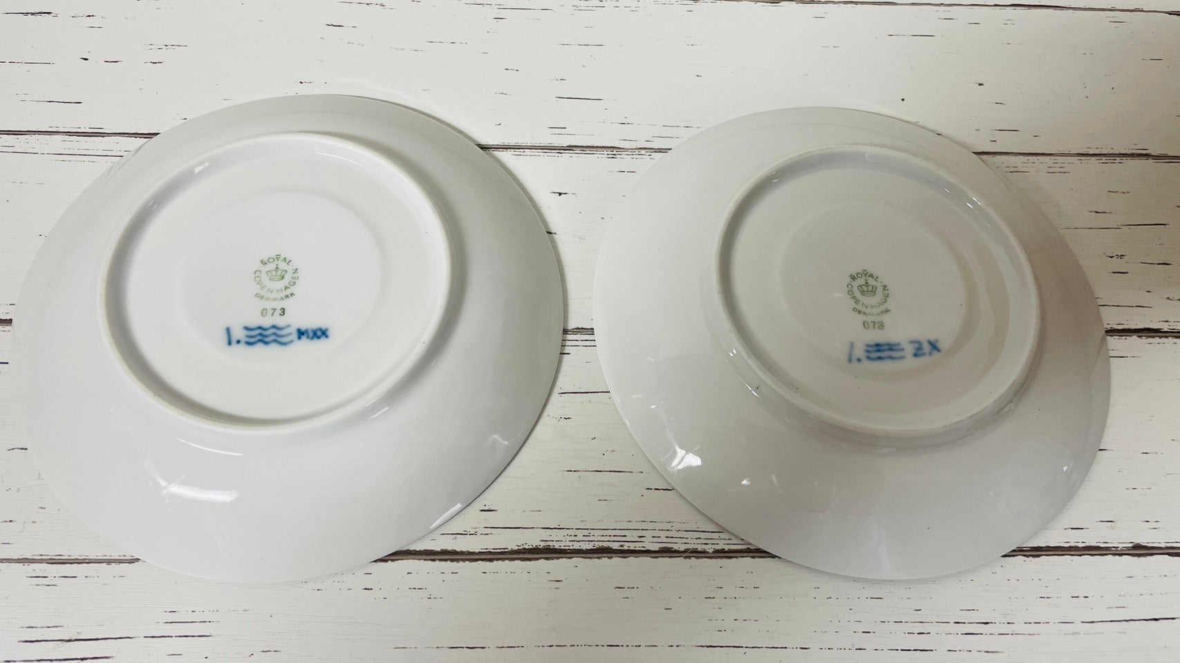 ロイヤルコペンハーゲン ブルーパフル―テッド カップ&ソーサ― 2客