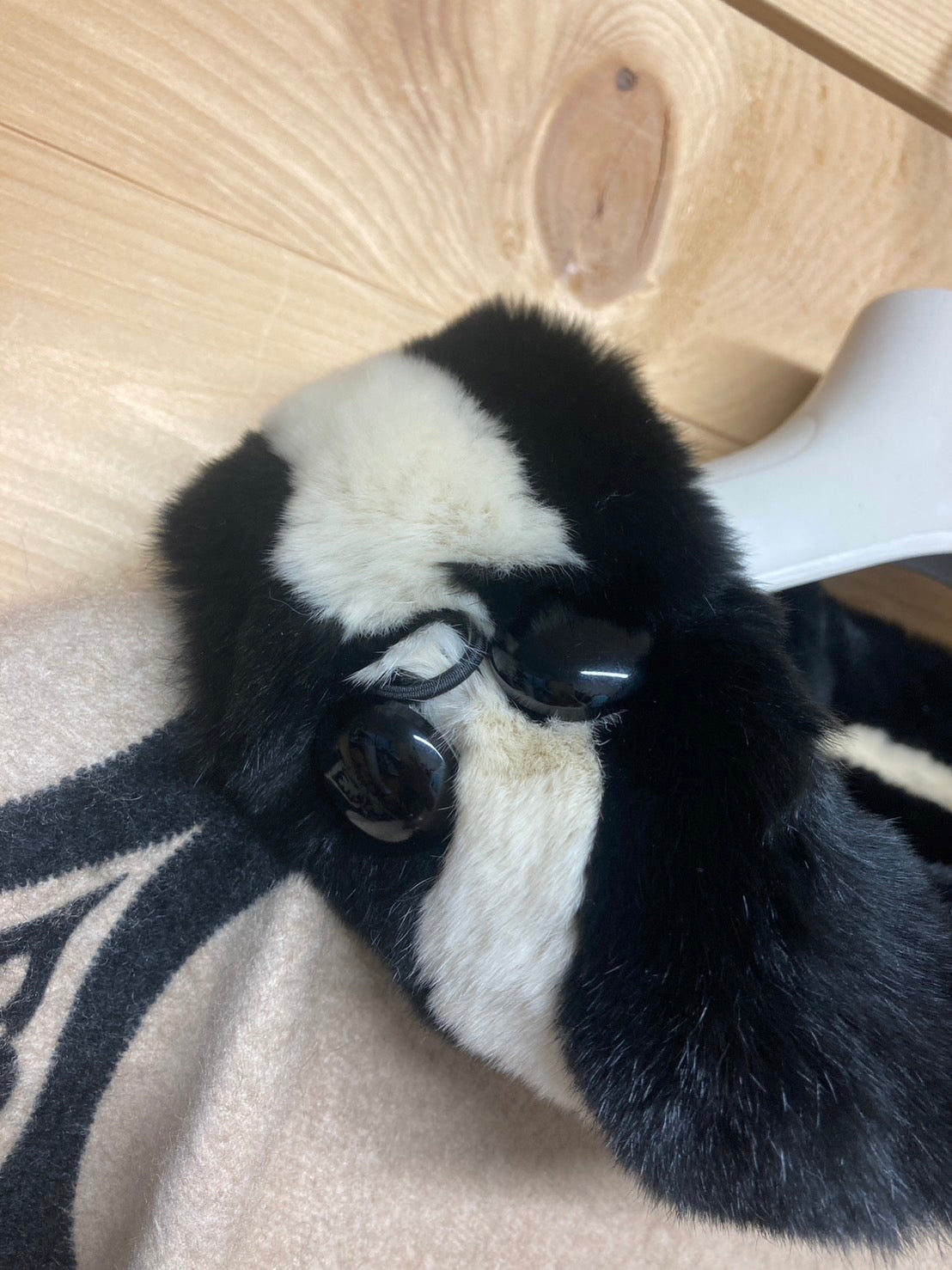 エトロ カシミヤ 100% ラビット ファー ポンチョ