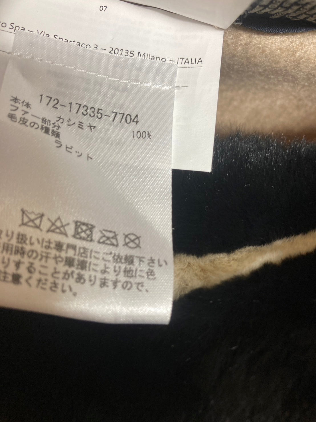 エトロ カシミヤ 100% ラビット ファー ポンチョ