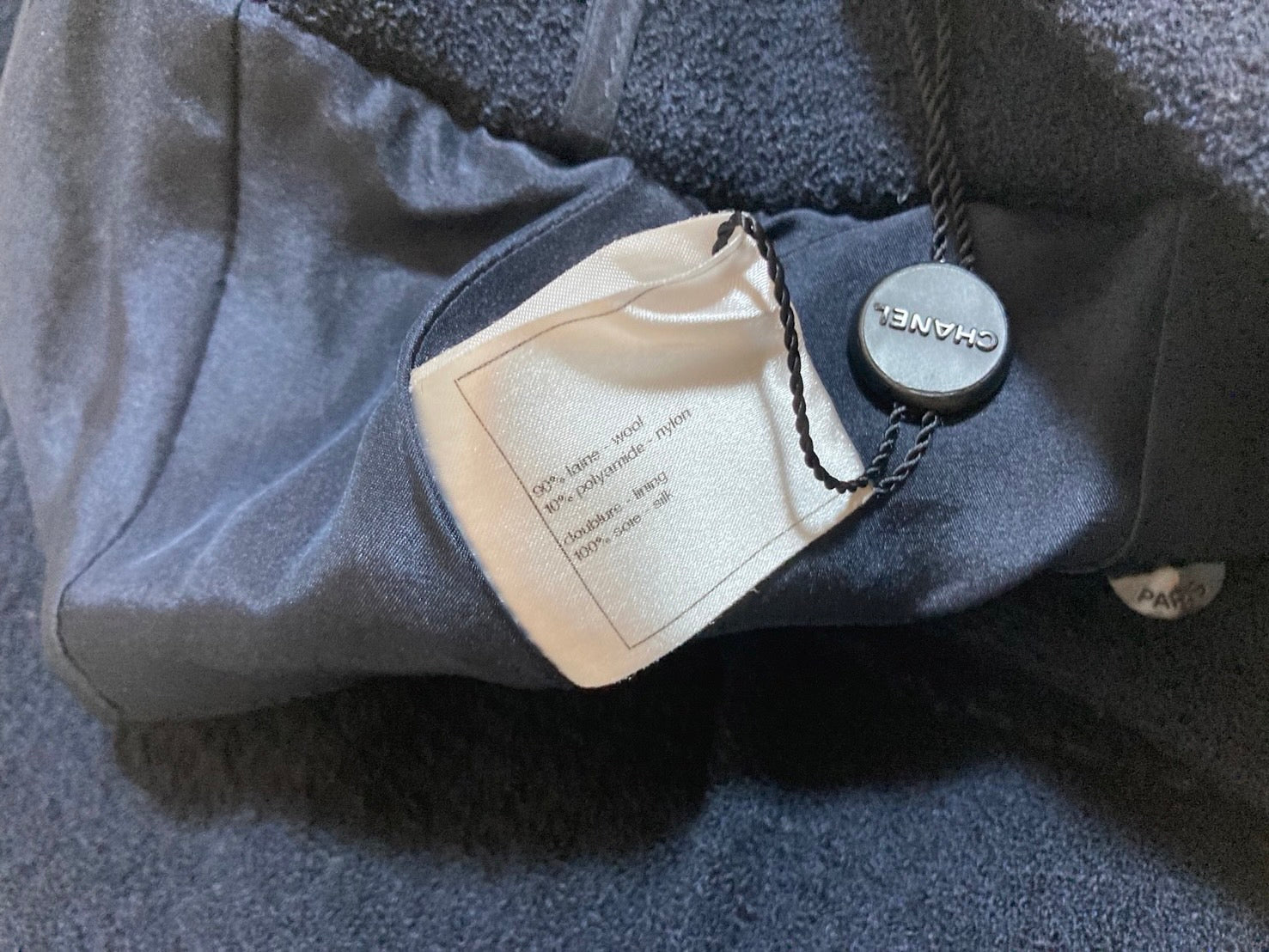 シャネル ツイード スカート ココマーク ボタン