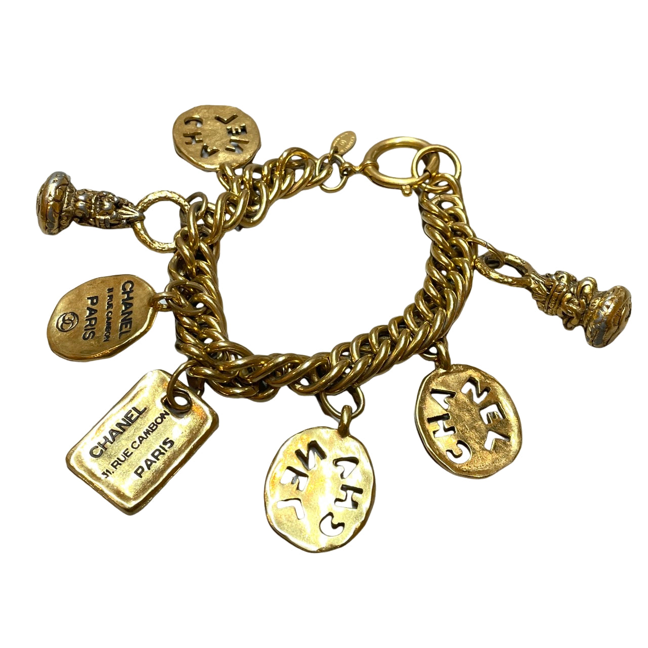 シャネル ゴールド カンボン 7連 ブレスレット