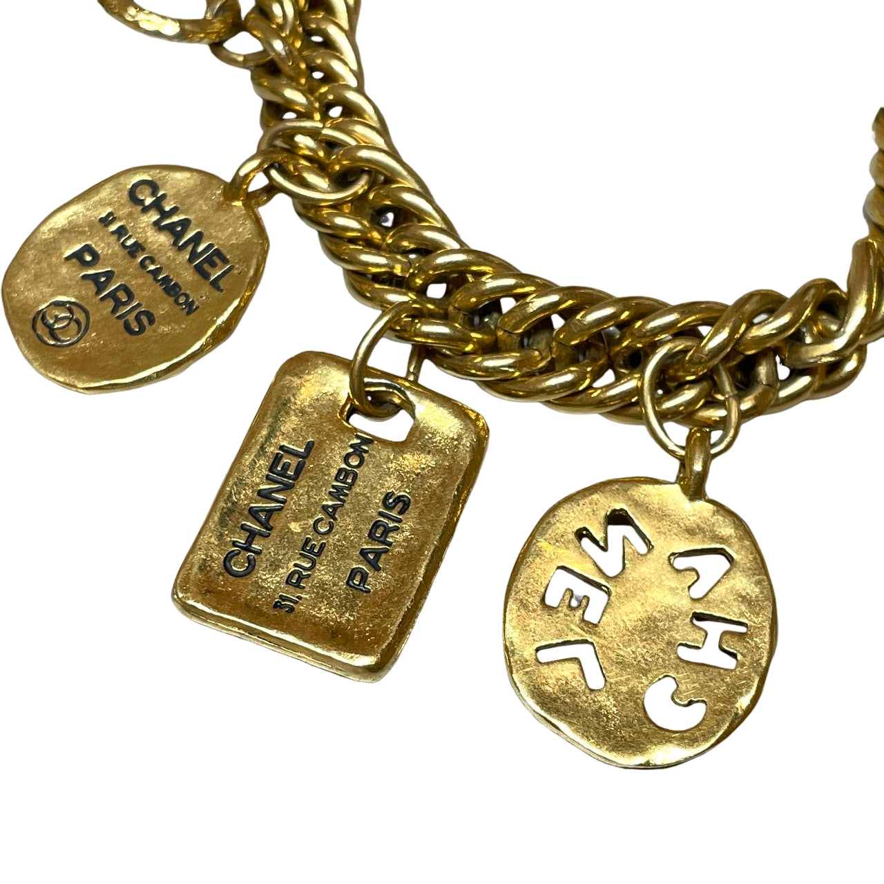 シャネル ゴールド カンボン 7連 ブレスレット
