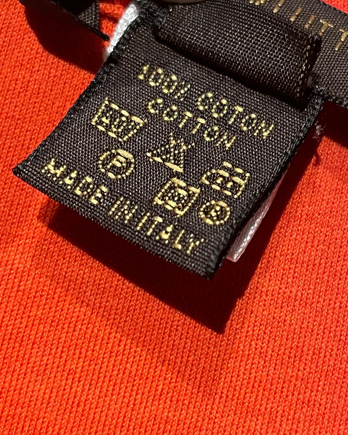 ルイ・ヴィトン 長袖Tシャツ オレンジ