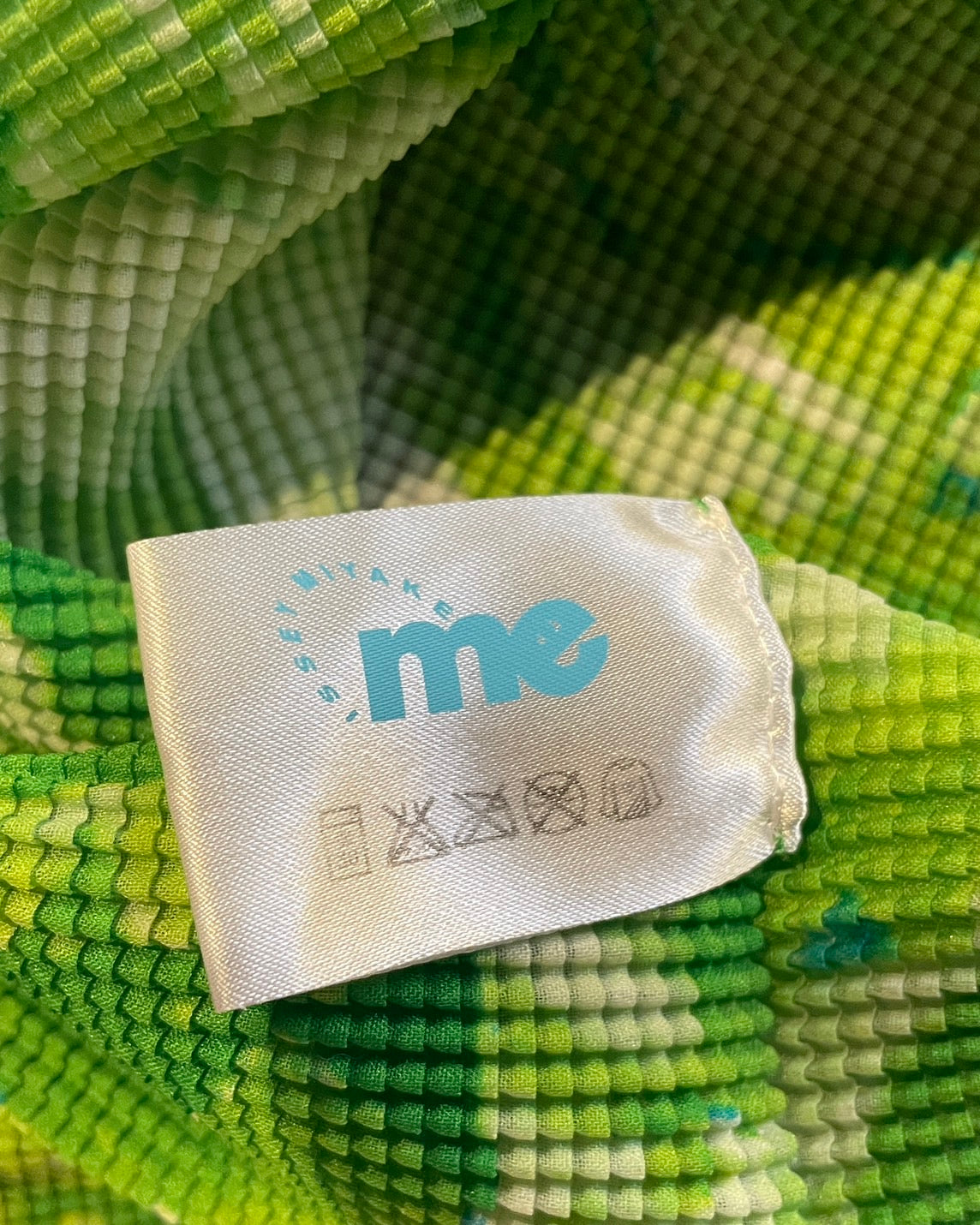 イッセイミヤケ 半袖 トップス シャツ 緑