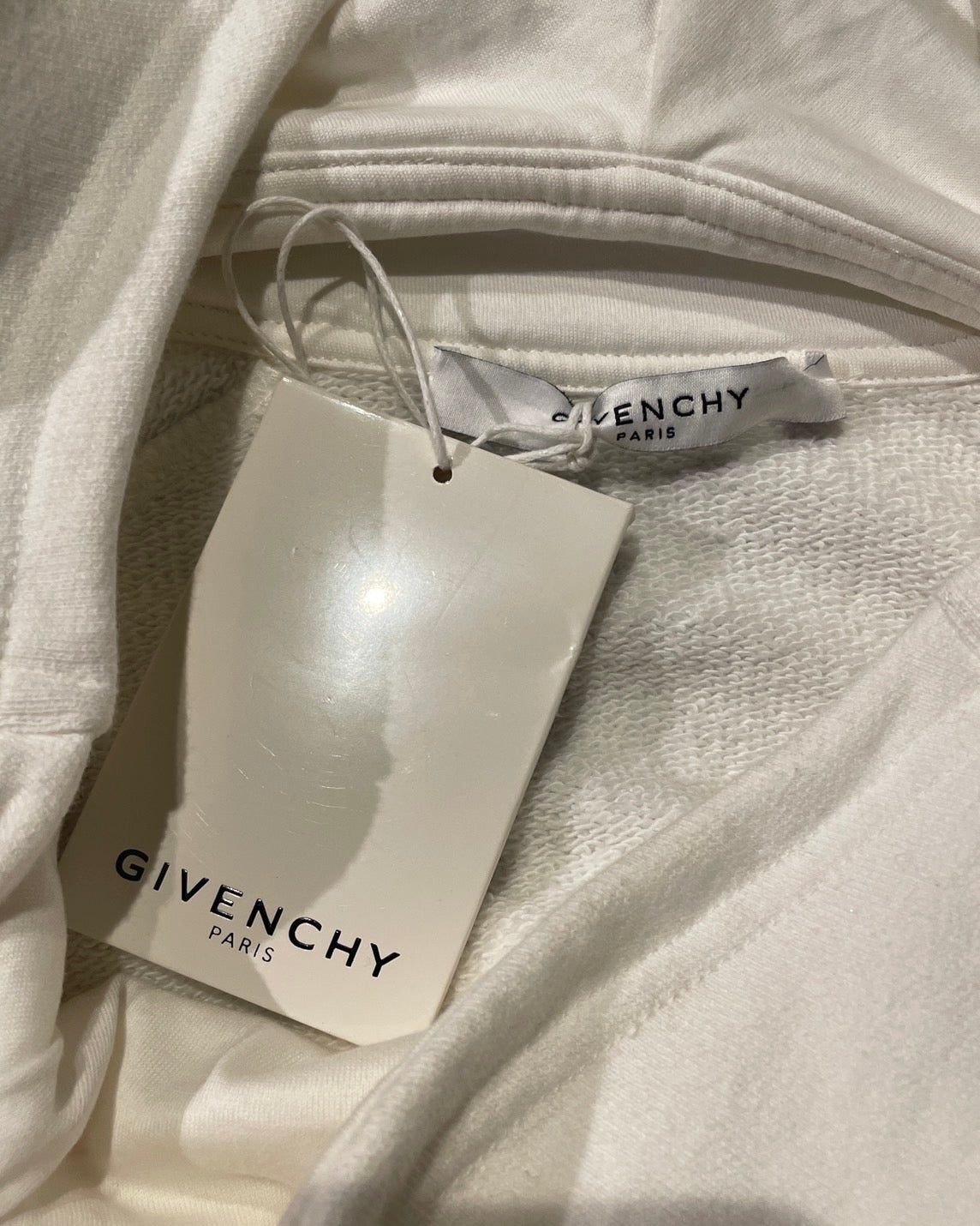 ジバンシィ オーバーサイズ パーカー 白