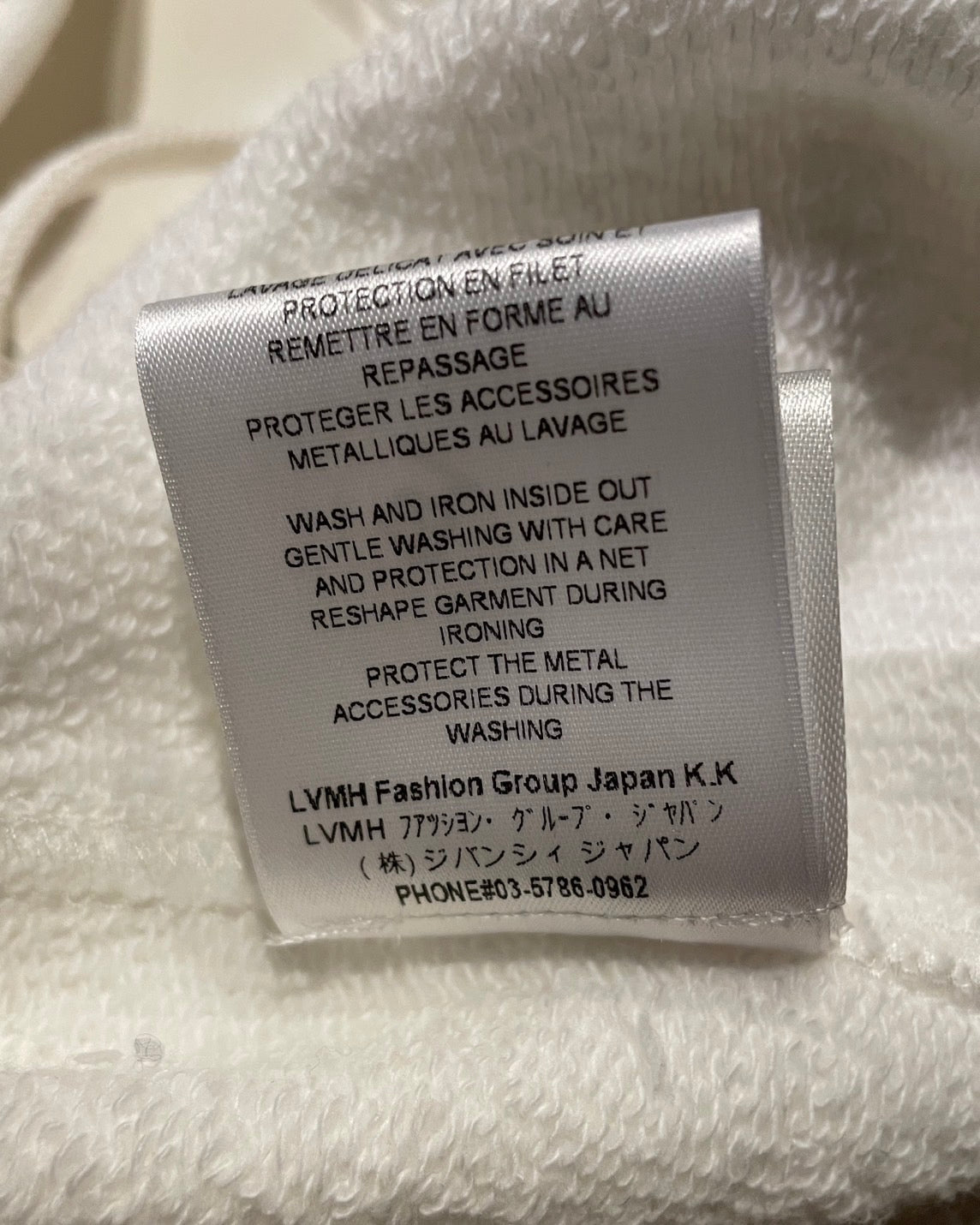 ジバンシィ オーバーサイズ パーカー 白