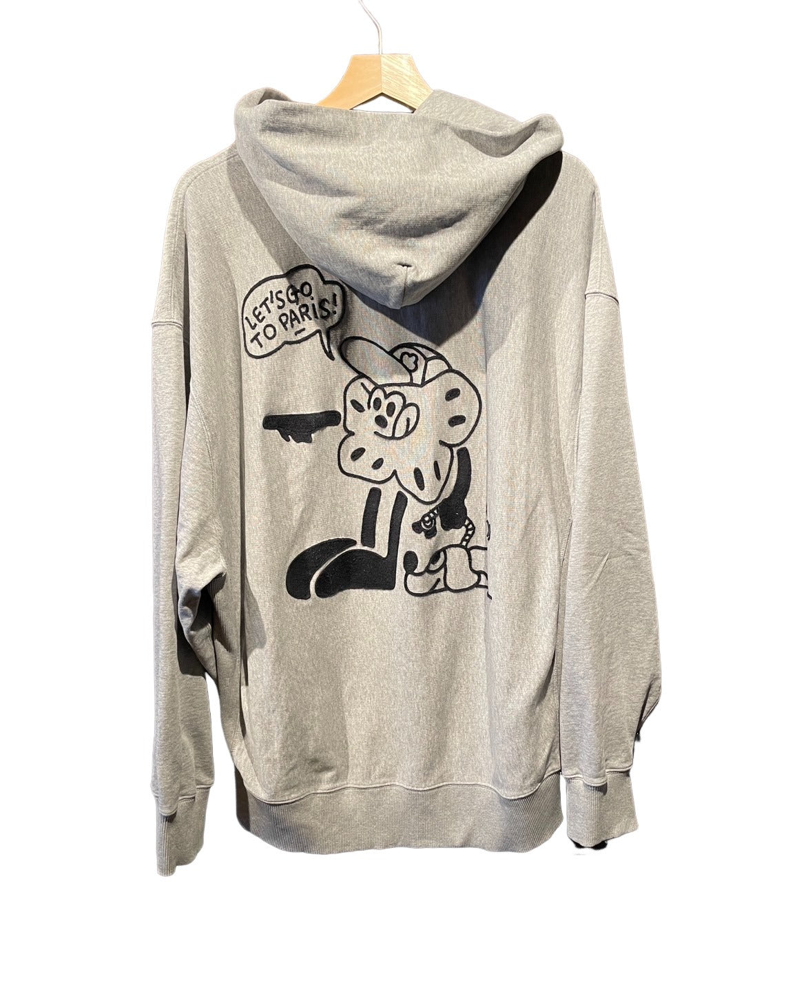 ケンゾー ブリント パーカー グレー XLサイズ